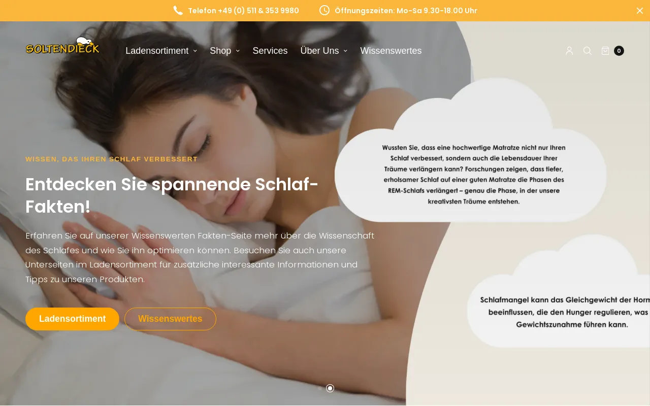Soltendieck website screenshot