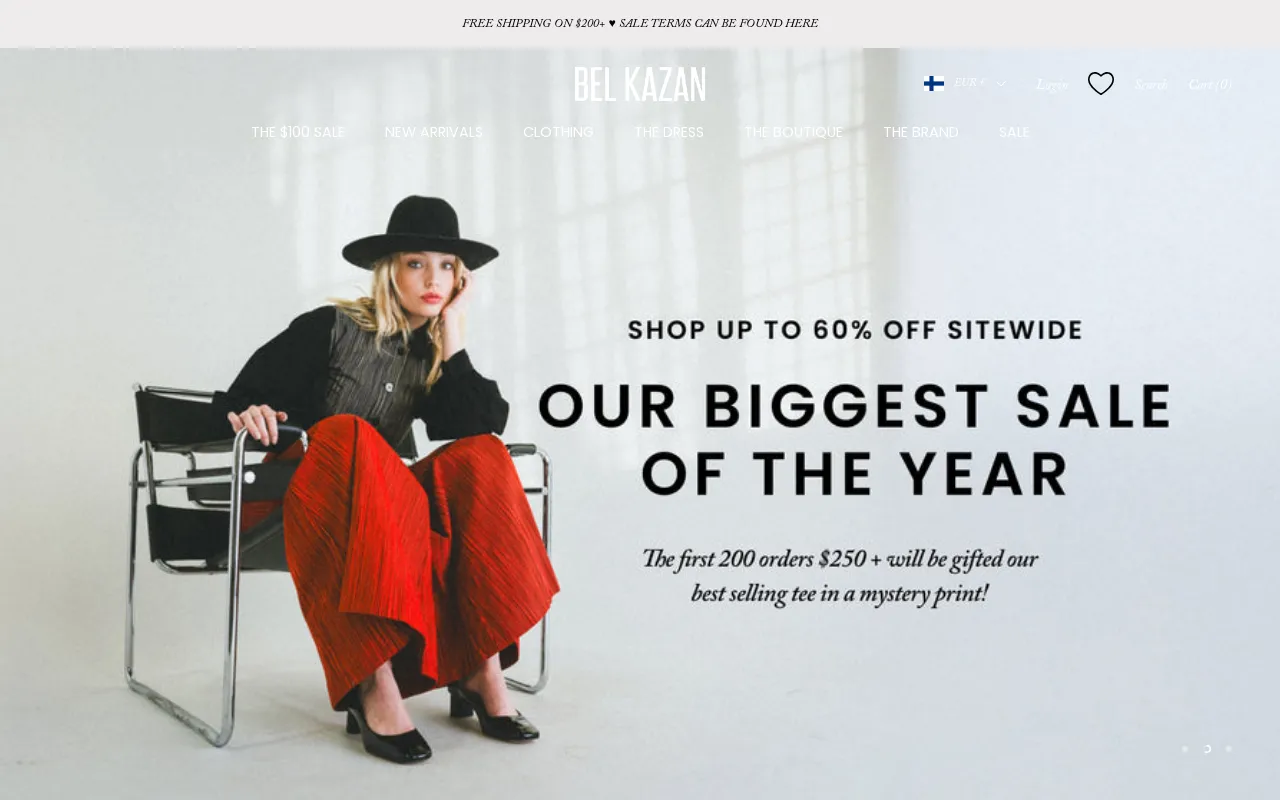 BEL KAZAN website screenshot