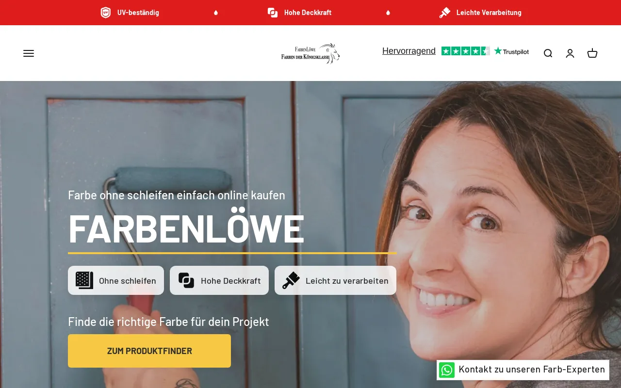 farbenloewe.de screenshot