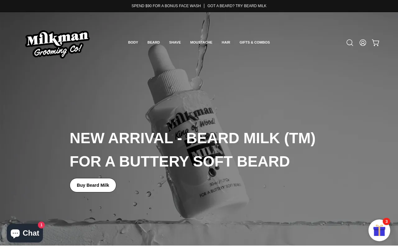 Milkman Grooming Co screenshot
