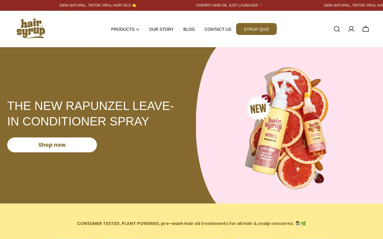 Hair Syrup screenshot