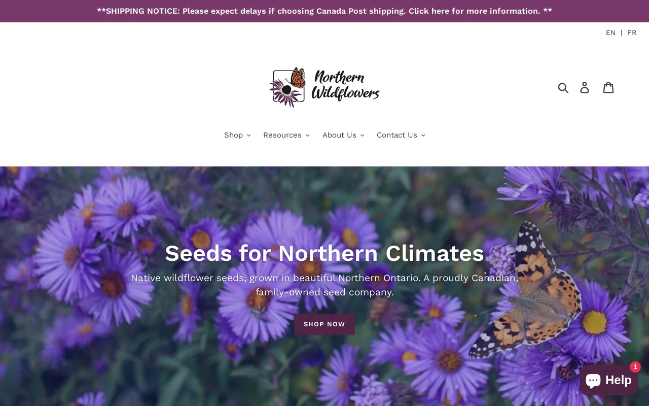 Northern Wildflowers screenshot