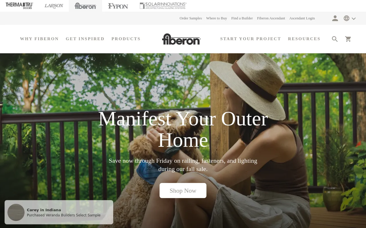 Fiberon Composite Decking, Railing, Furniture and More screenshot