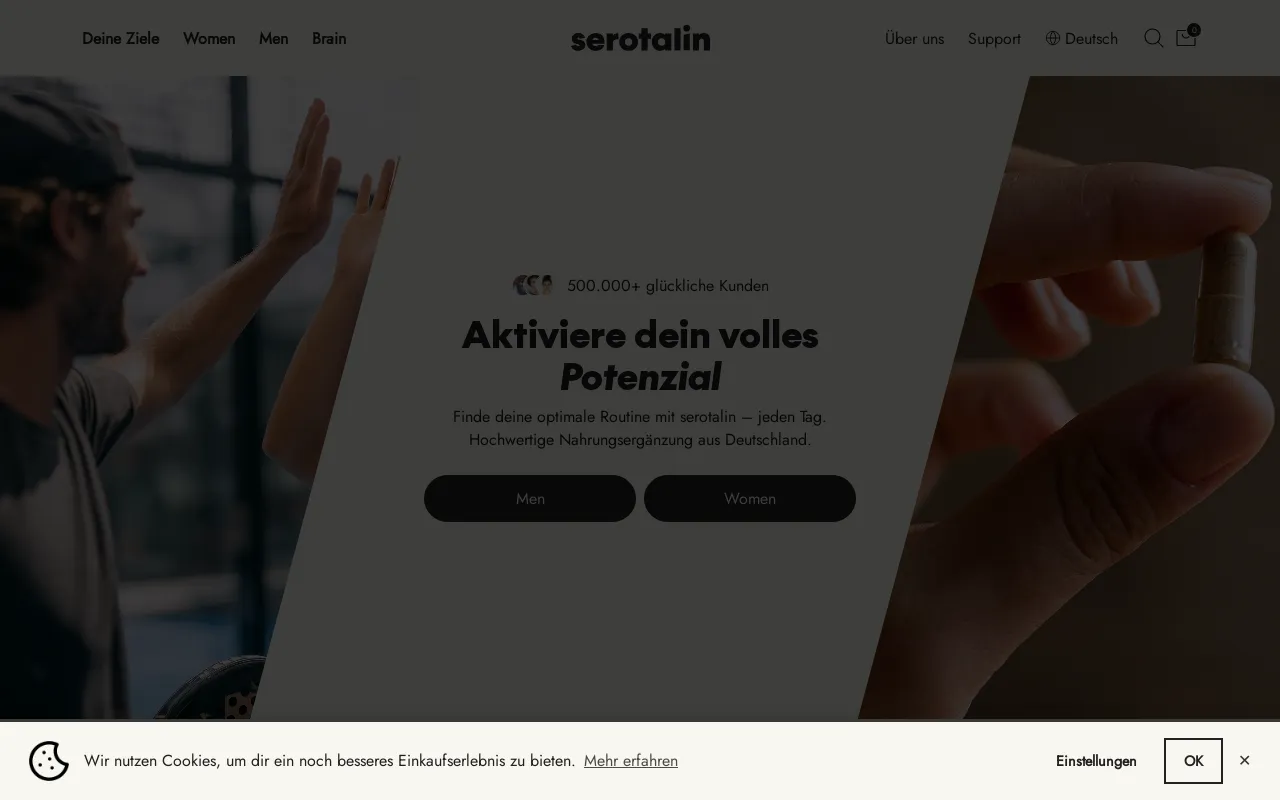 Serotalin.de screenshot