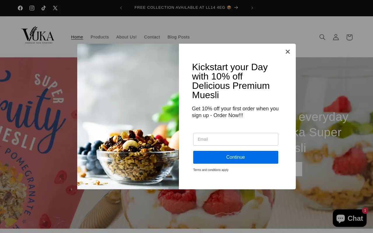 Vuka screenshot