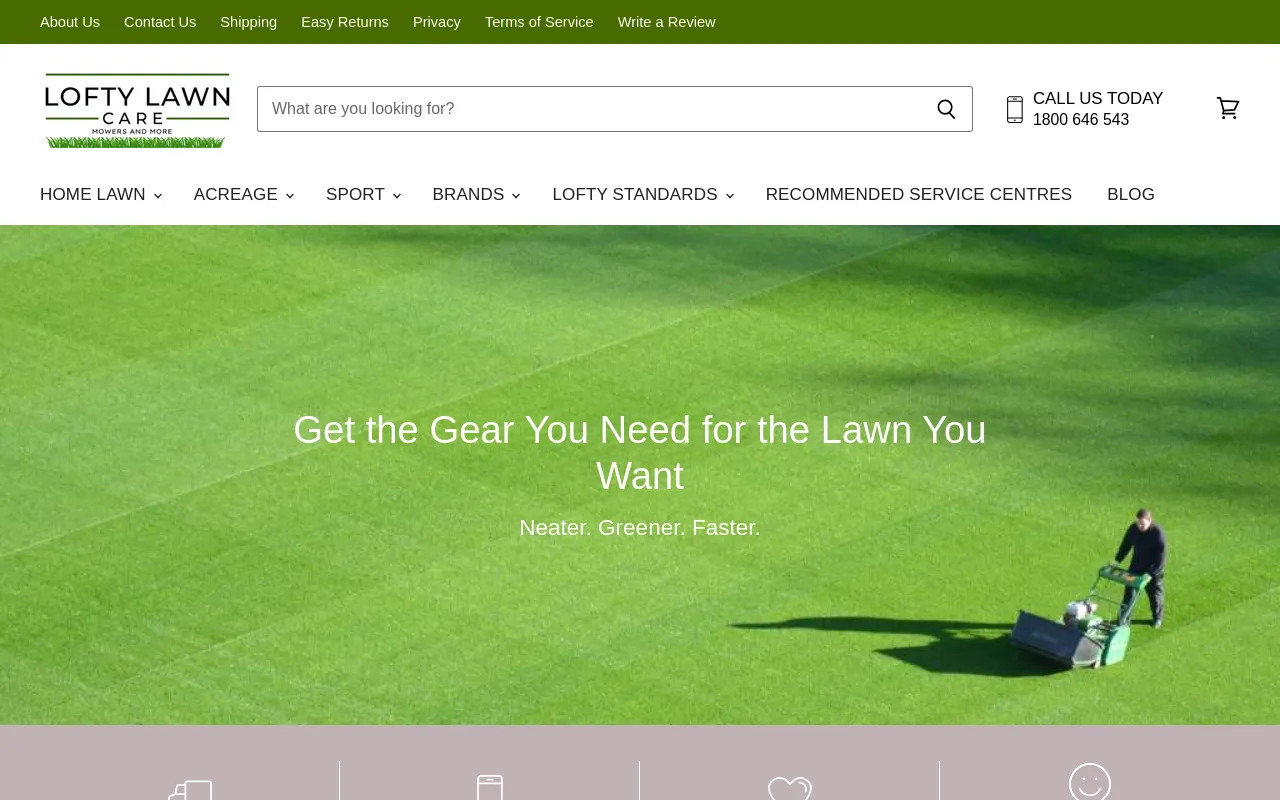 Lofty Lawn Care Mowers and More screenshot