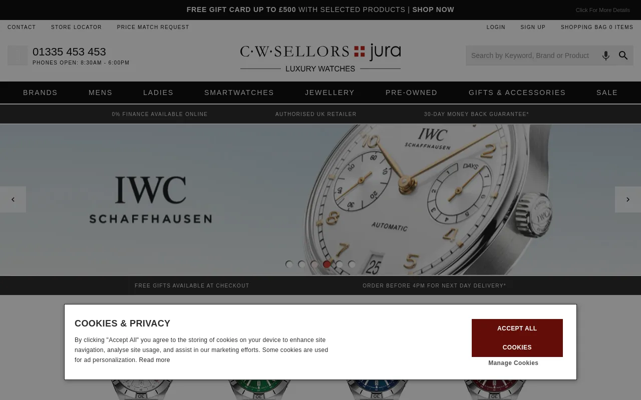 Jura Watches screenshot