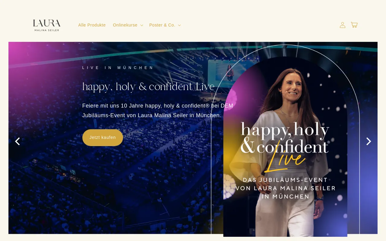 Laura Seiler Shop screenshot