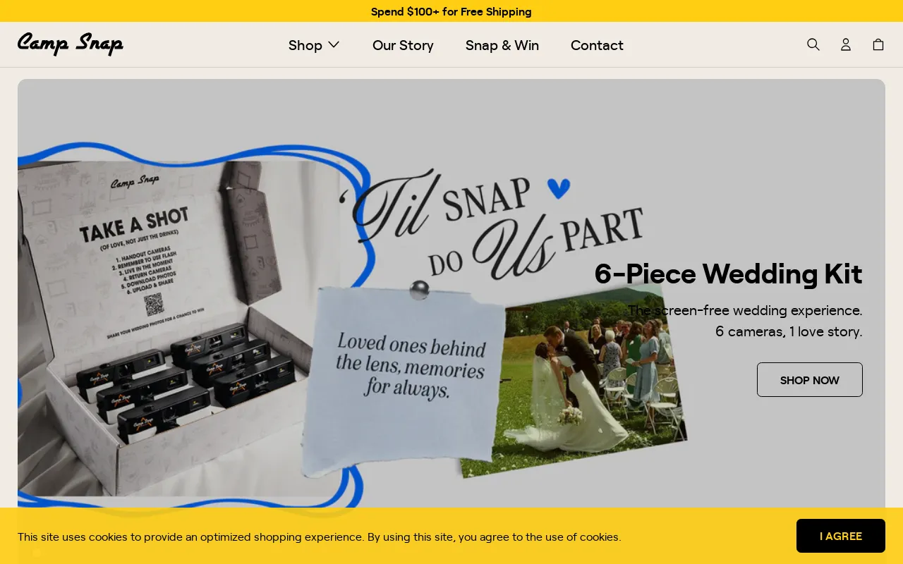 Camp Snap Screen Free Digital Camera screenshot
