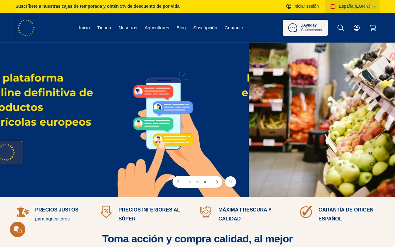 Europa Agricult Product screenshot