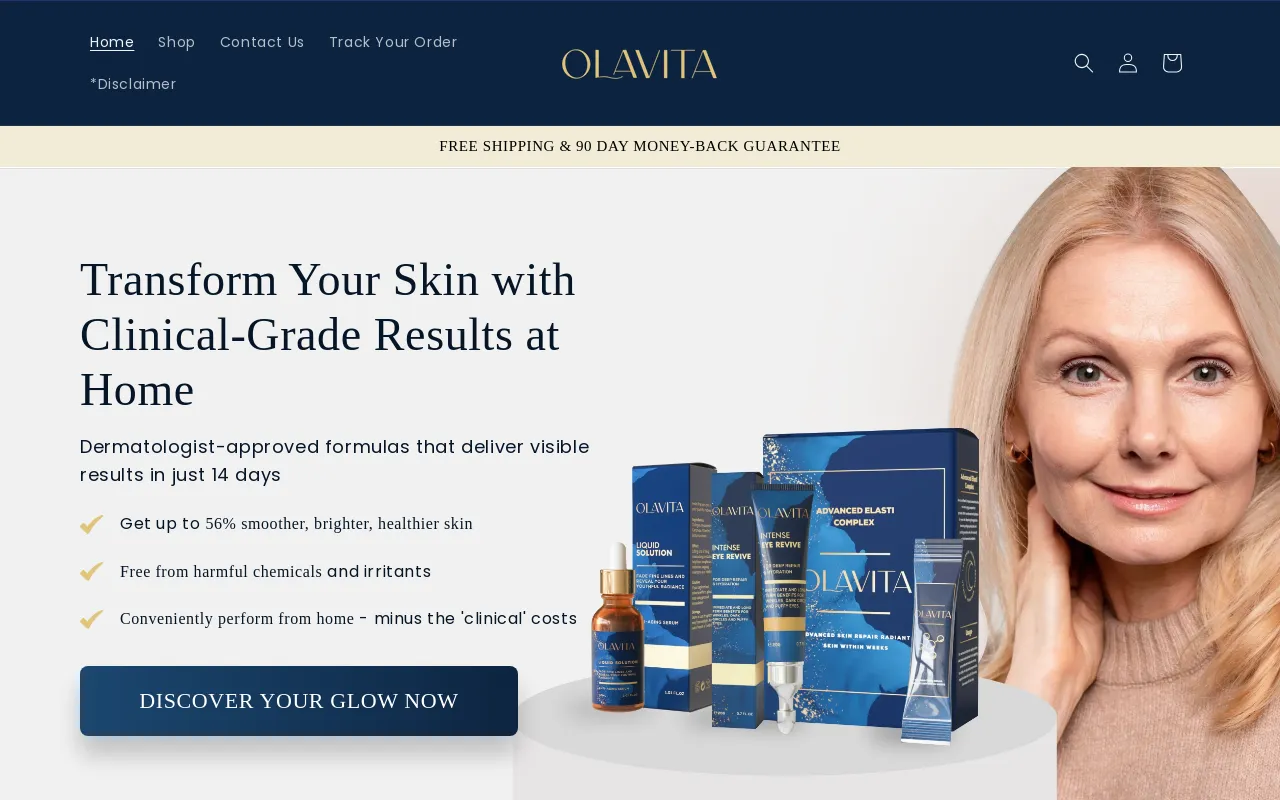 Olavita Skincare screenshot