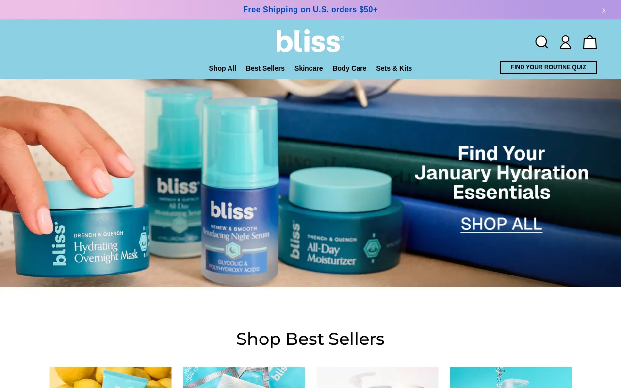 Bliss World Store screenshot