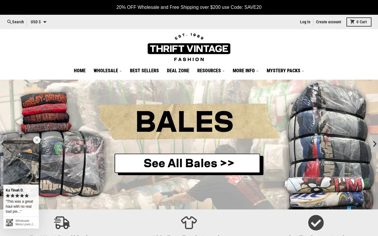 Thrift Vintage Fashion screenshot