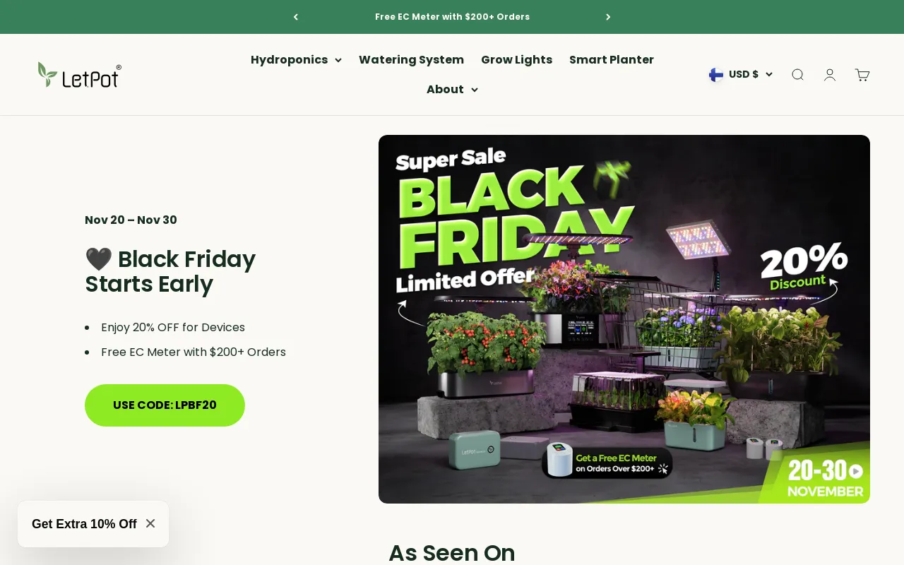 letpot.com screenshot