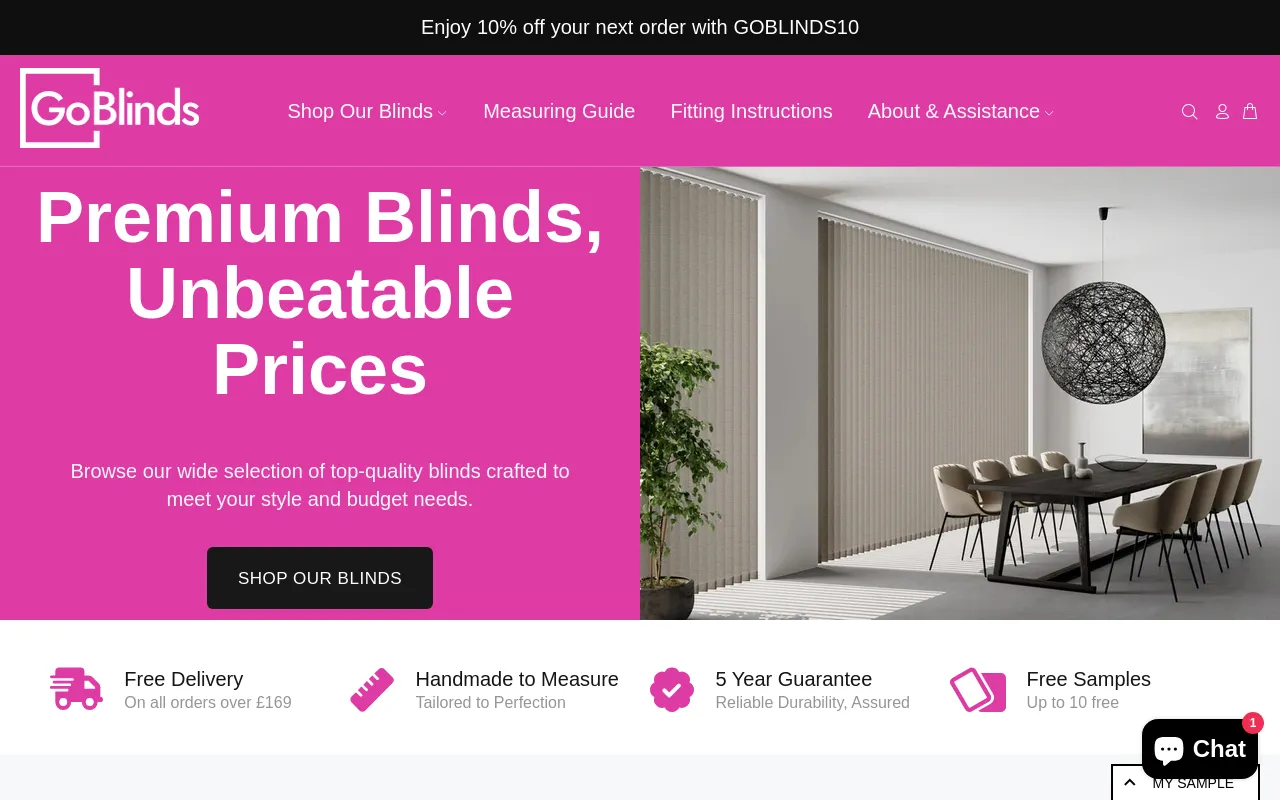 Go Blinds screenshot
