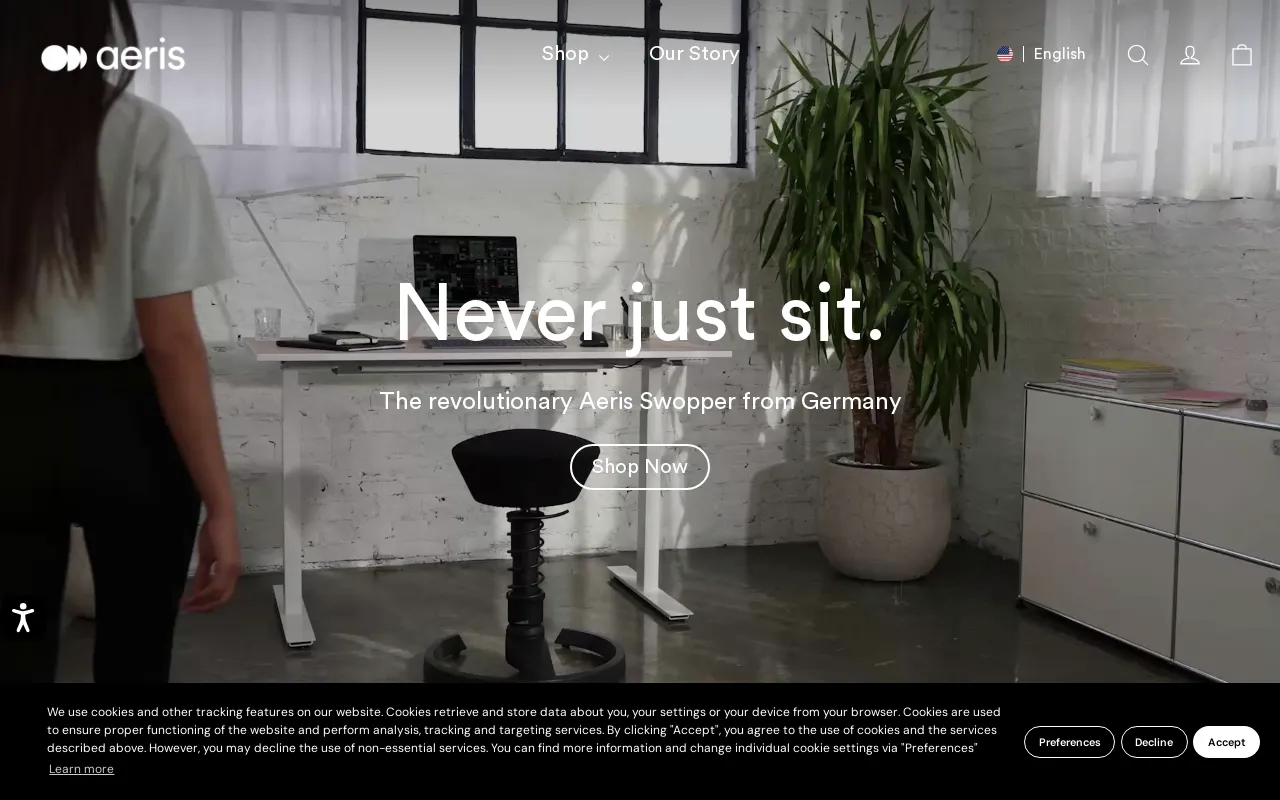 Aeris Motion, LLC website screenshot