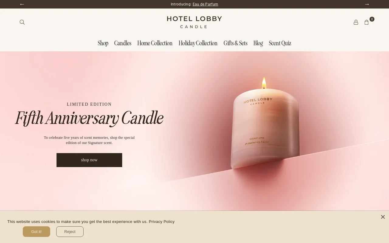 Hotel Lobby Candle screenshot