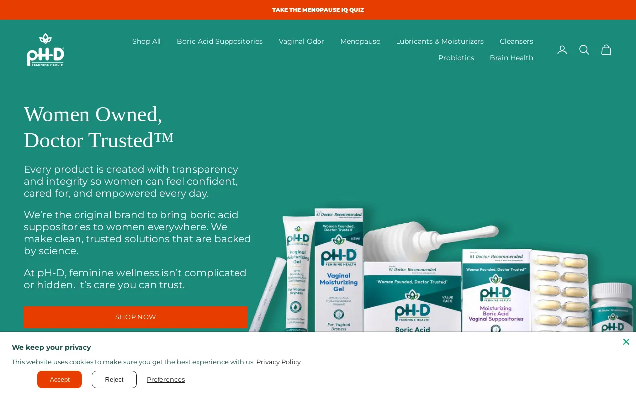 pH-D Feminine Health screenshot