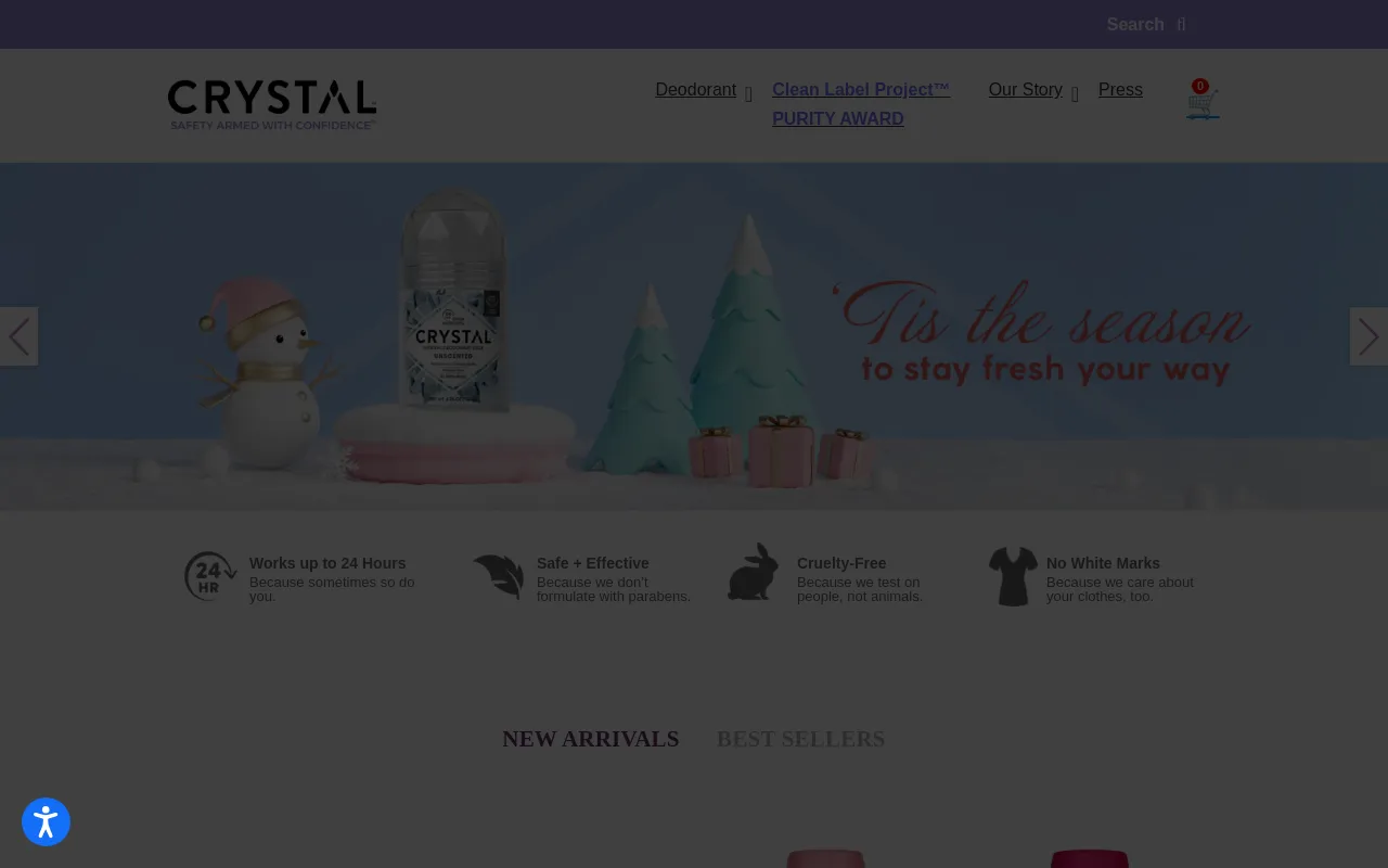 CRYSTAL™ Deodorant screenshot