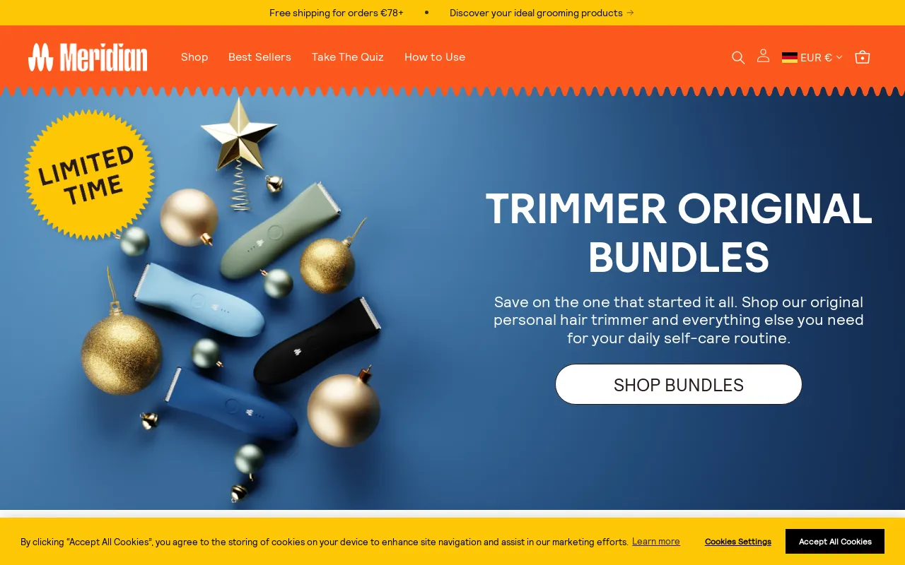 Meridian Grooming screenshot