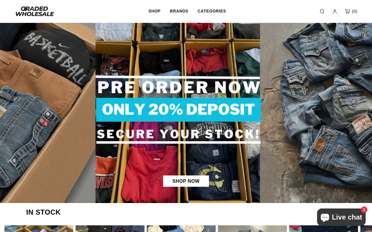 Graded Wholesale screenshot