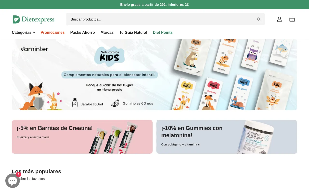 Dietexpress screenshot
