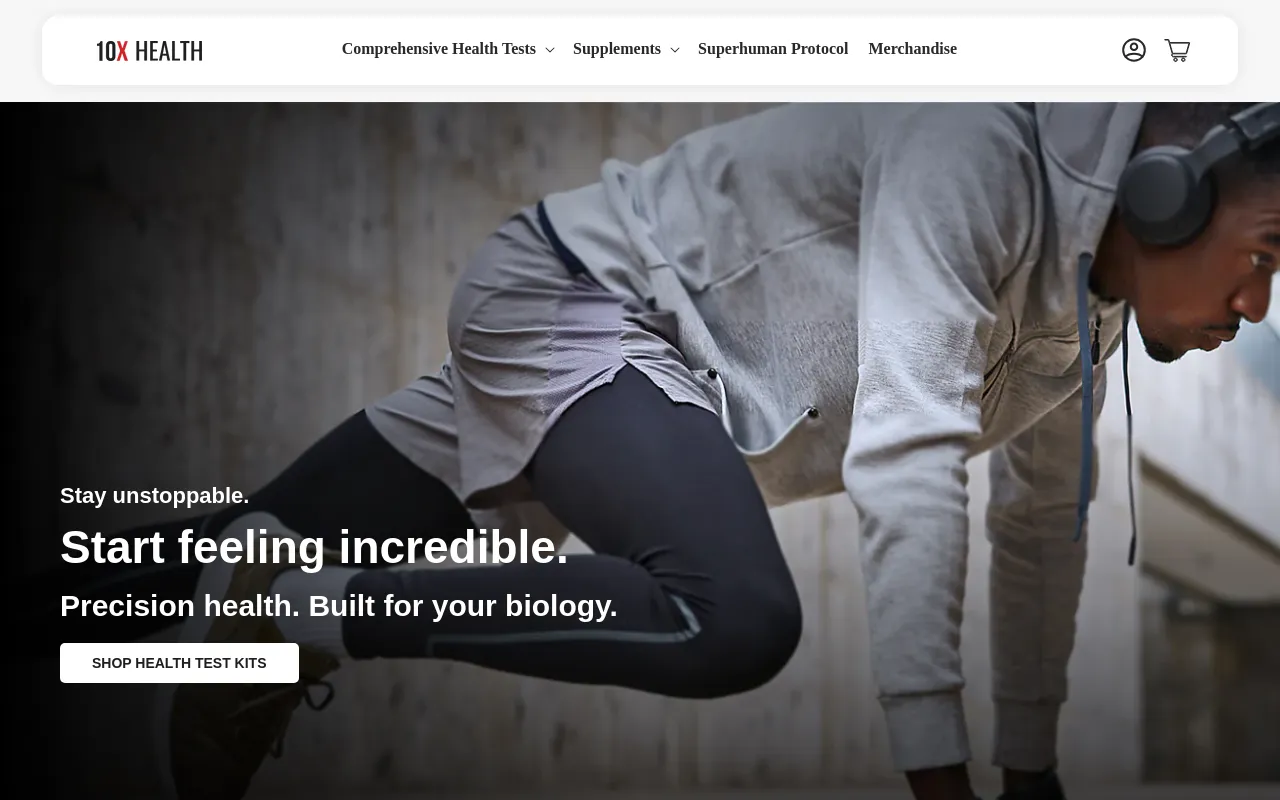 10X Health System screenshot