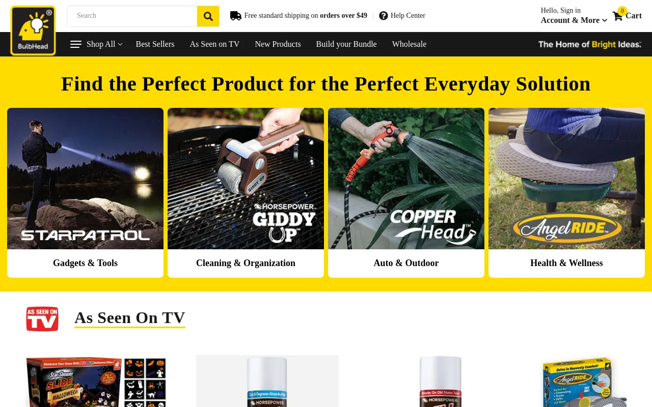 bulbhead.com screenshot