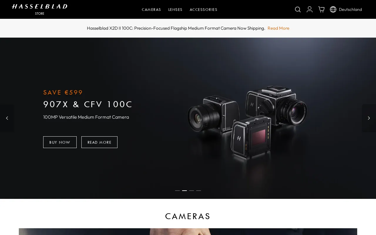 Hasselblad EU screenshot