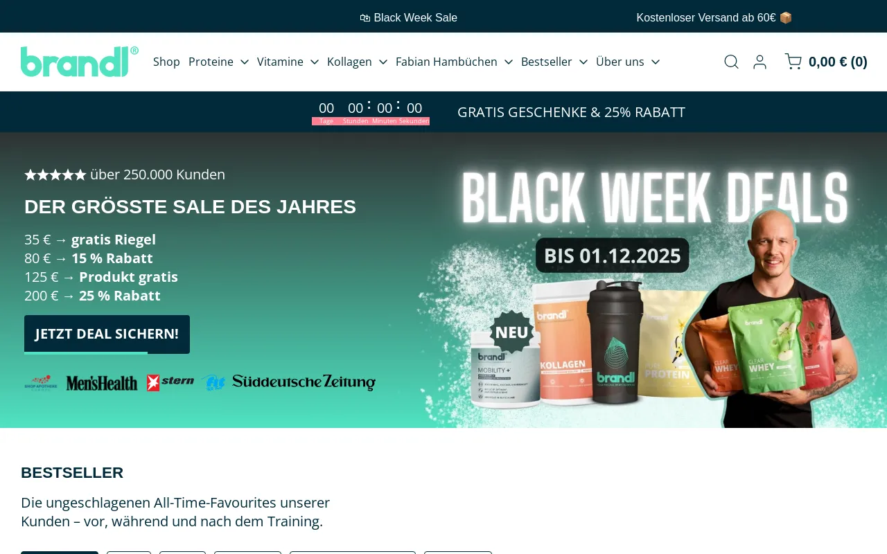 Brandl Nutrition screenshot