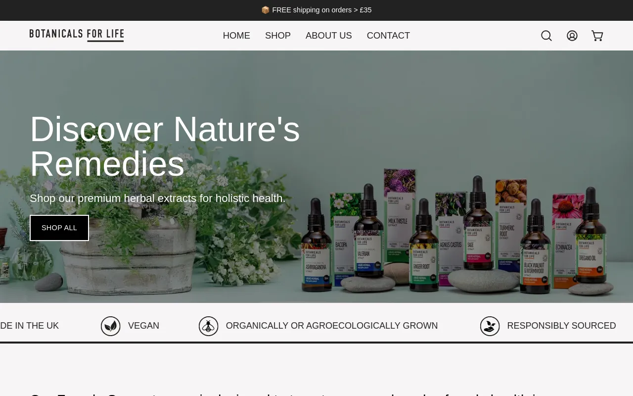 Botanicals For Life screenshot