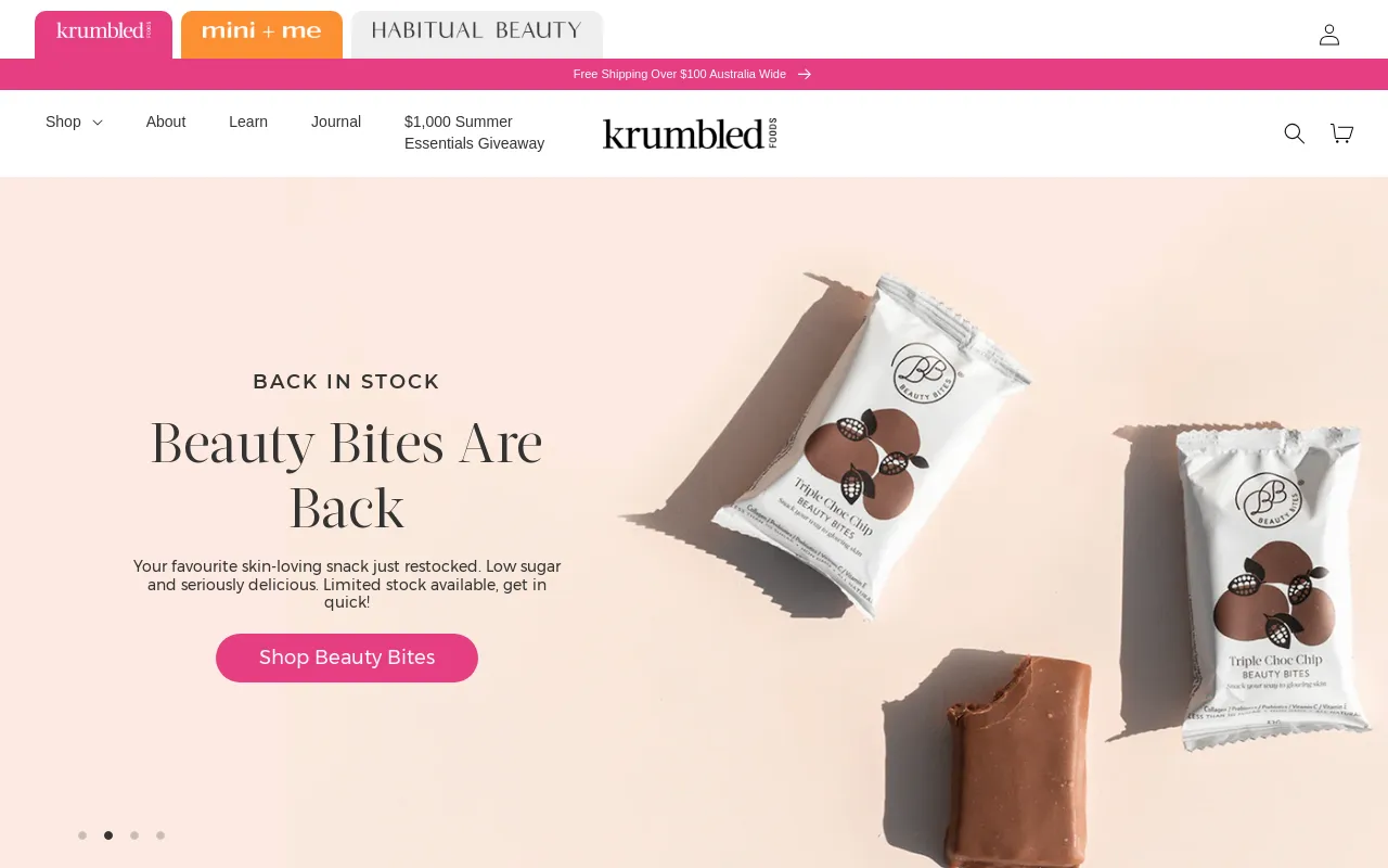 Krumbled Foods screenshot