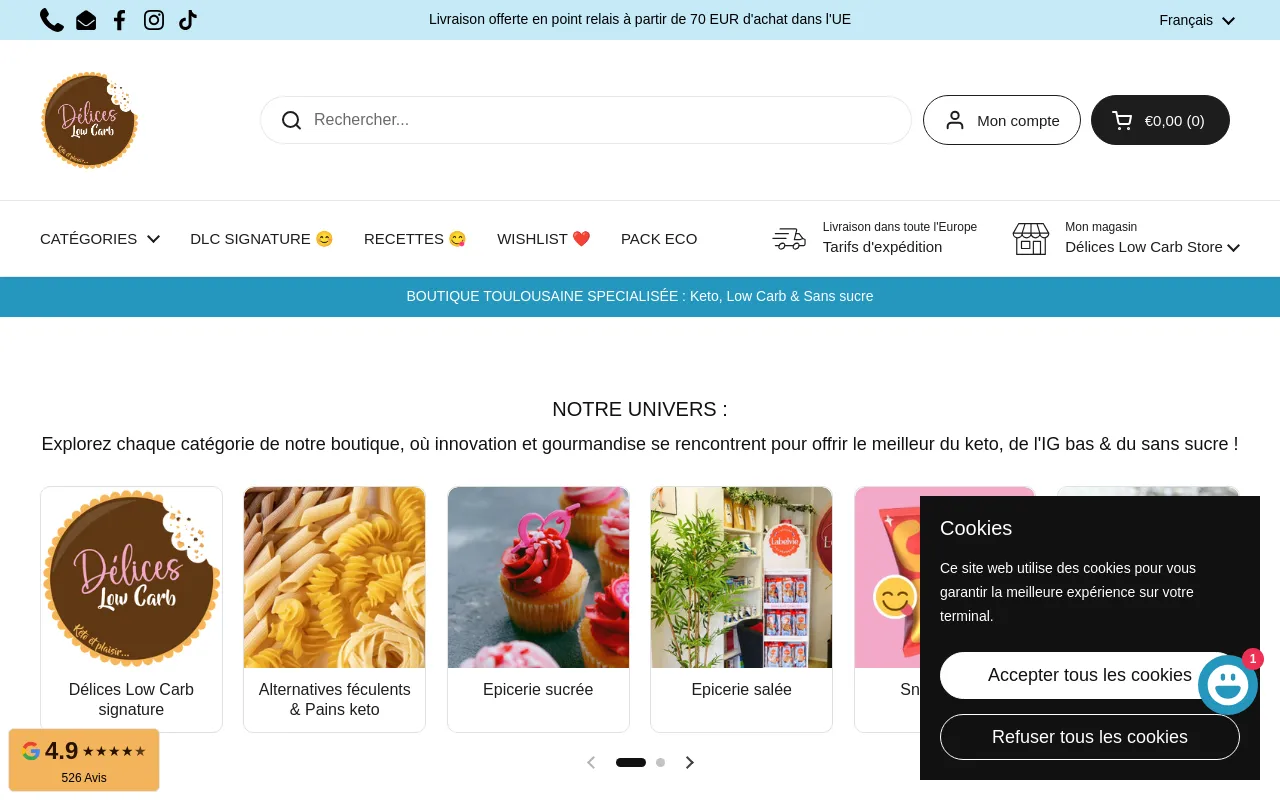 Délices Low Carb screenshot