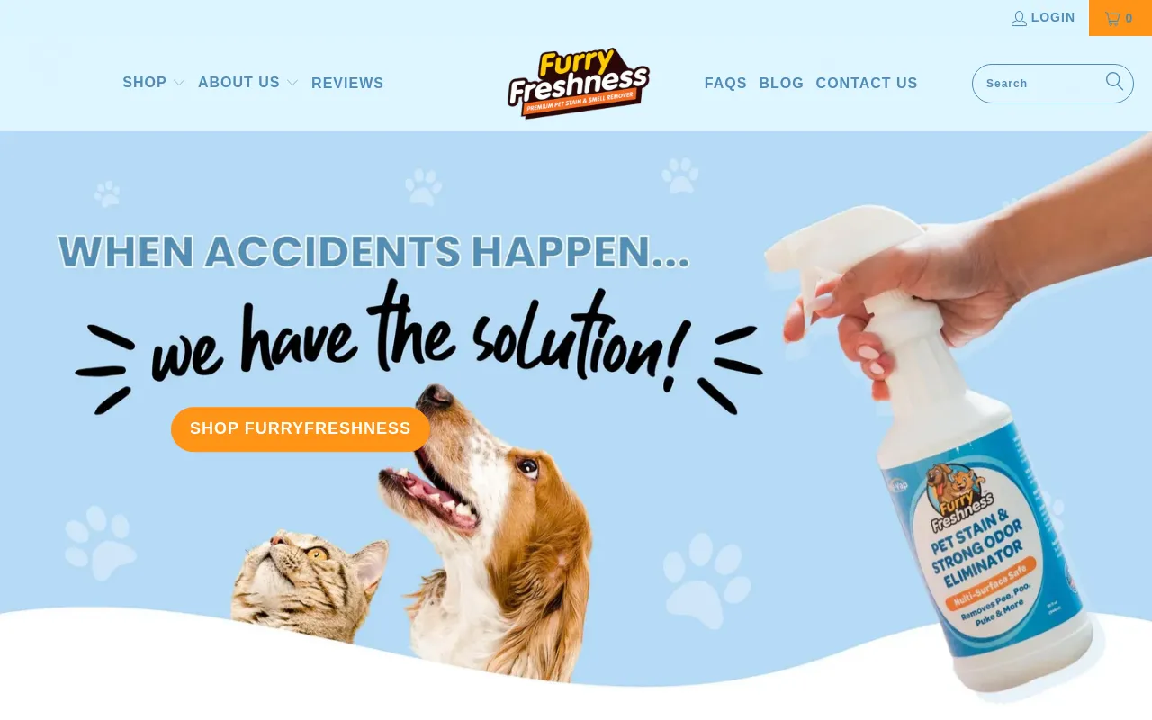 FurryFreshness Premium Stain and Smell Remover screenshot