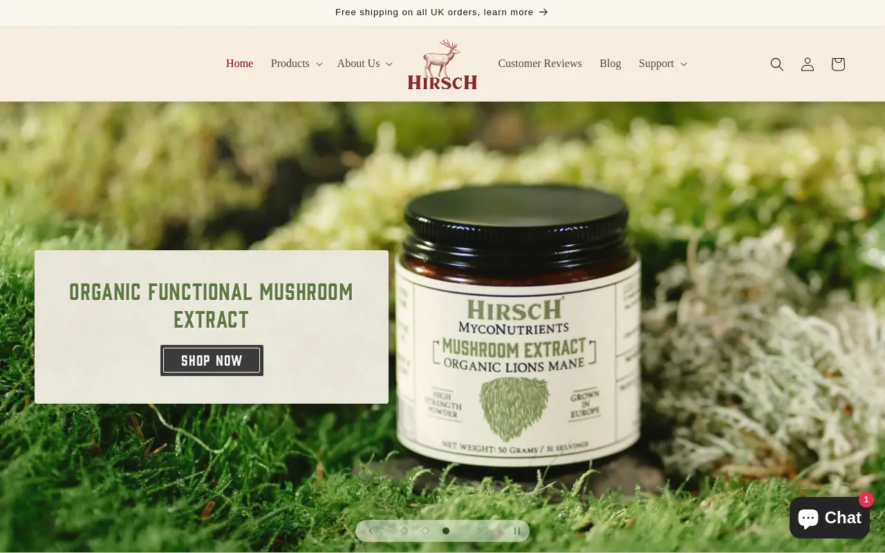 Hirsch Organic screenshot