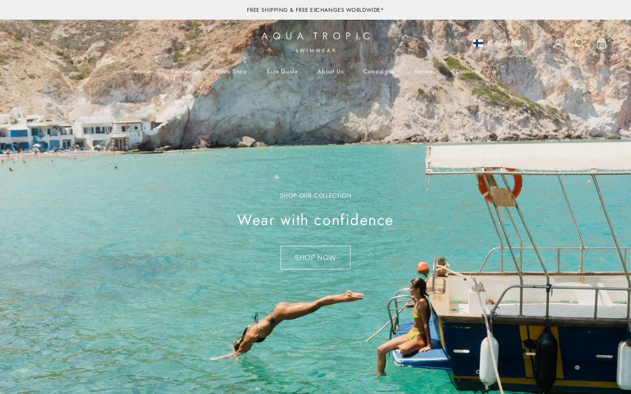 Aqua Tropic Swimwear screenshot