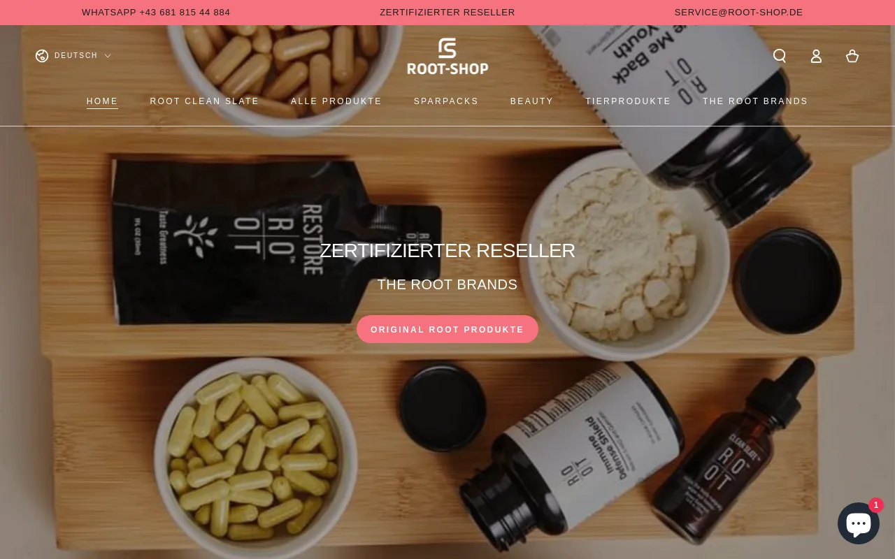 ROOT-SHOP screenshot