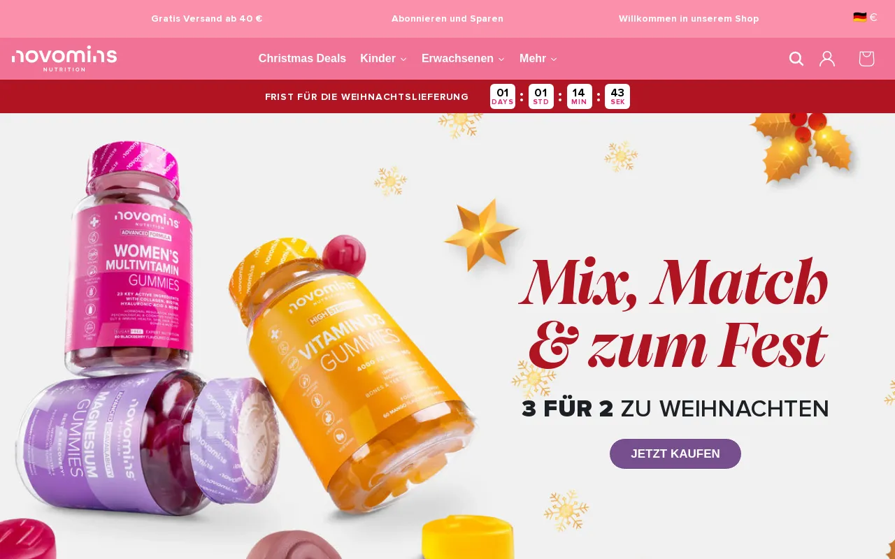 Novomins Nutrition screenshot