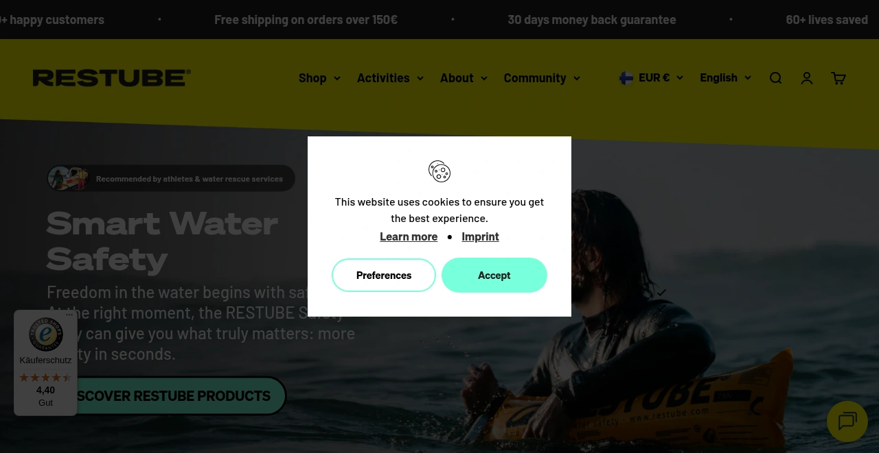 Restube EU screenshot