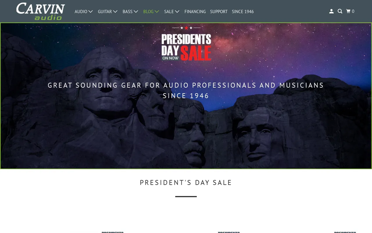 Carvin Audio screenshot