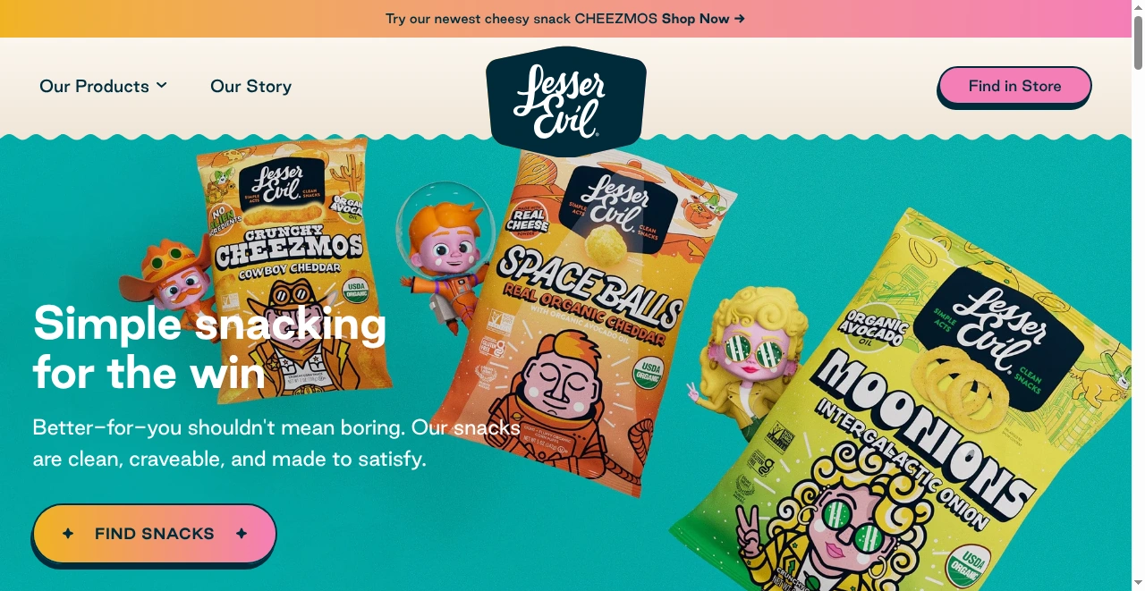 LesserEvil Snacks screenshot
