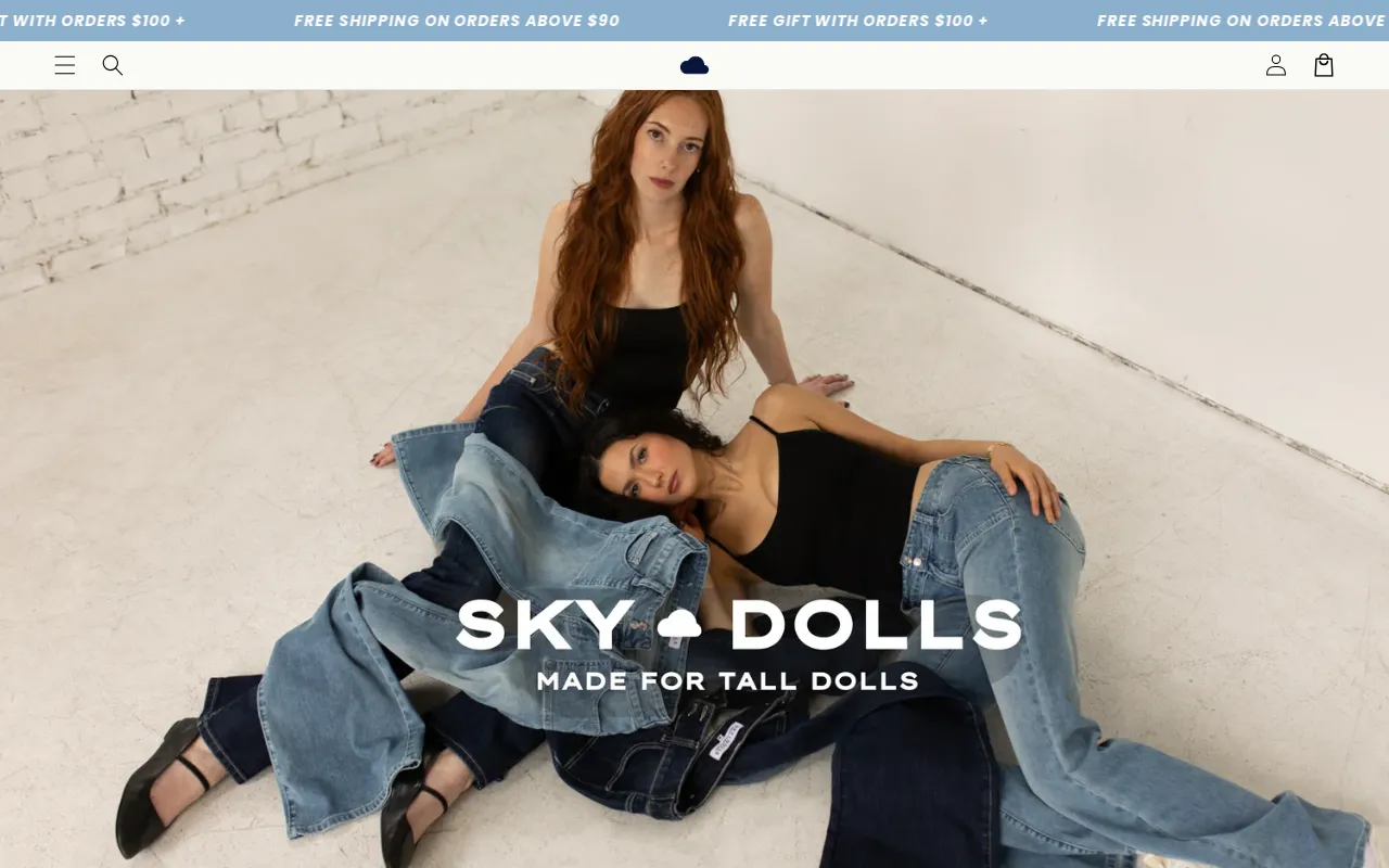 Sky-dolls.com screenshot