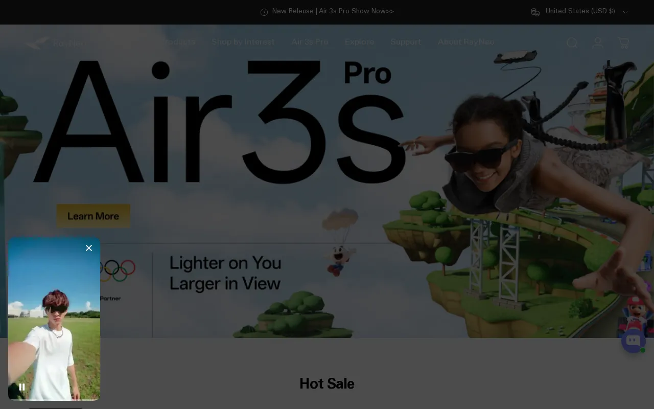 RayNeo AR Smart Glasses screenshot