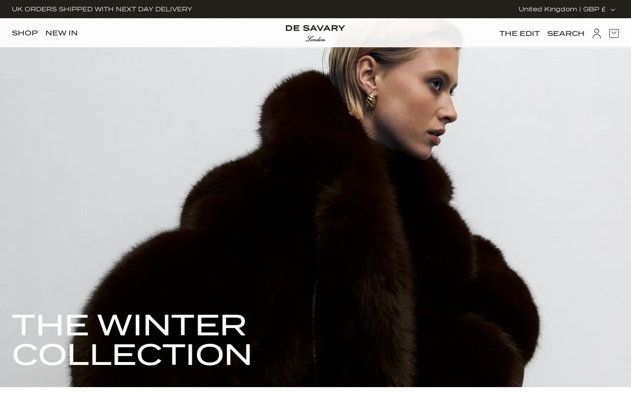 de Savary London screenshot