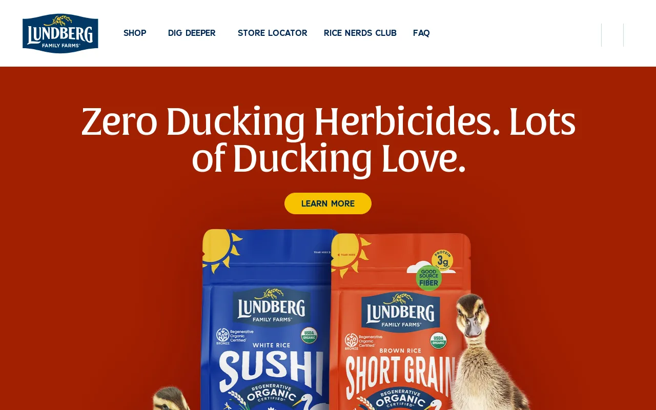 Lundberg Family Farms screenshot