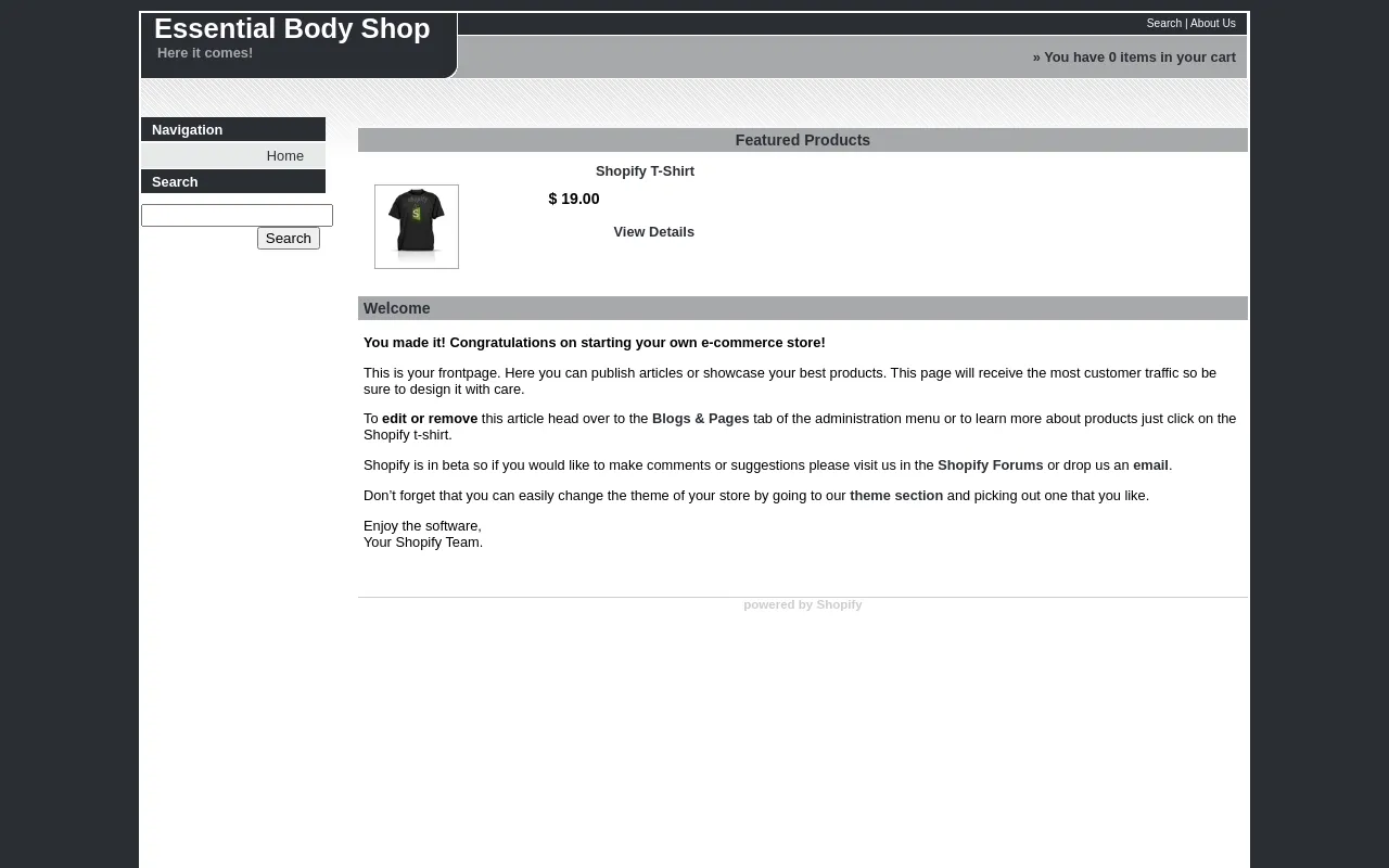 Essential Body Shop screenshot