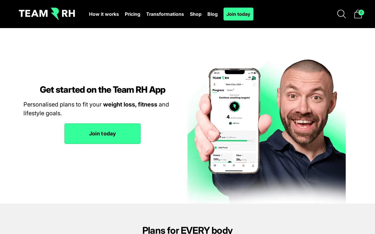 Team RH Fitness screenshot