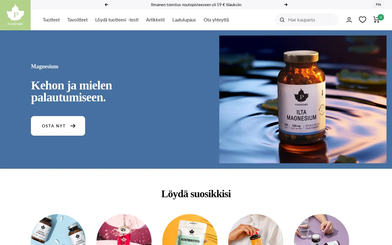 Puhdistamo screenshot