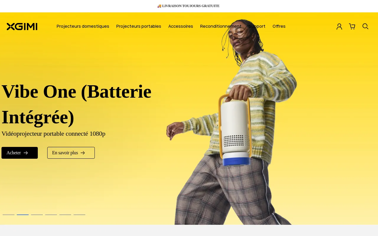 Technologie des projecteurs XGIMI screenshot