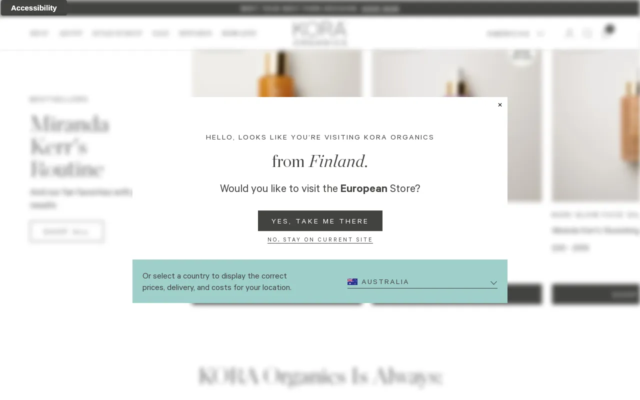 KORA Organics screenshot